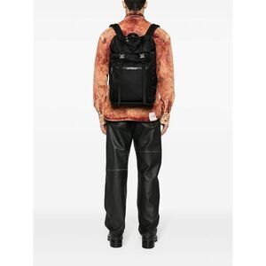 OFF-WHITE Nylon Backpack with Signature Logo Men BLACKNOC Backpacks